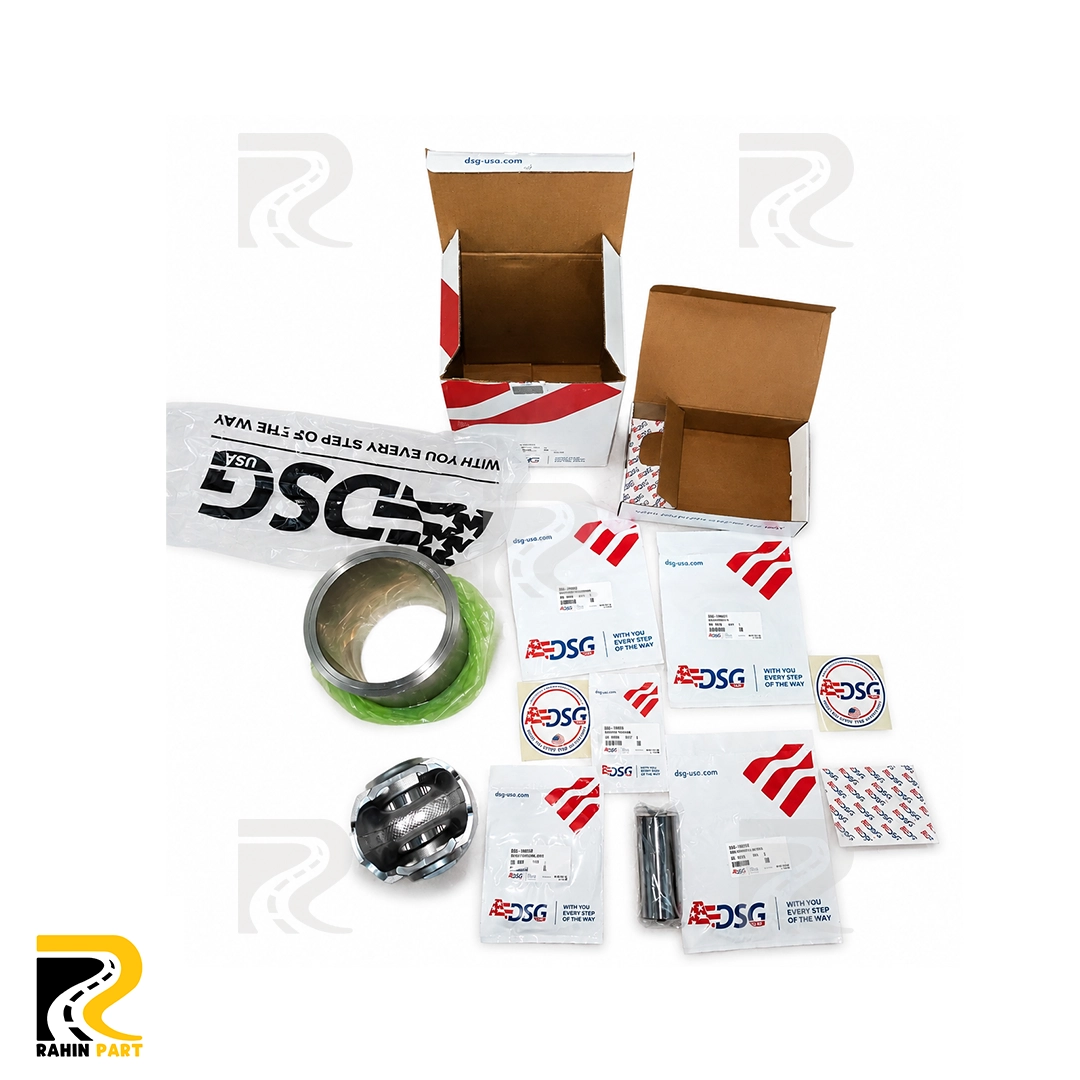 3408-dsg-cylinder-kit بوش، پیستون و رینگ موتور کاترپیلار 3408 برند DSG